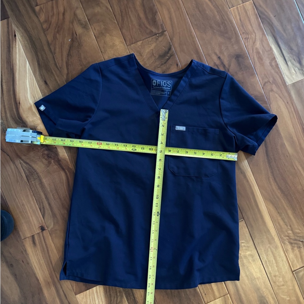 Figs Navy Blue scrub top